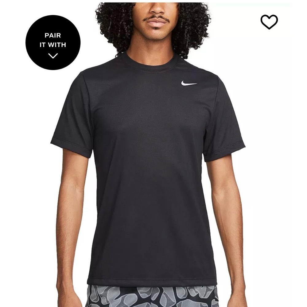 Black Nike dri fit Workout Tee